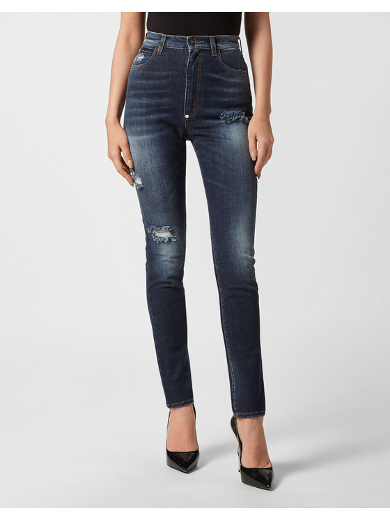 PHILIPP PLEIN PHILIPP PLEIN Jeansy 1247 Niebieski jasny Slim Fit