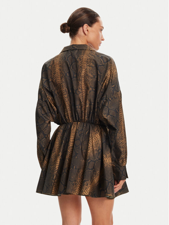 NORMA KAMALI NORMA KAMALI Ежедневна рокля ST4243PHA71302 Кафяв Relaxed Fit