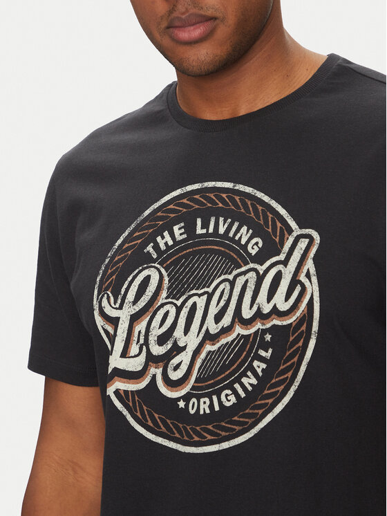 Blend Blend T-Shirt 20717760 Czarny Regular Fit