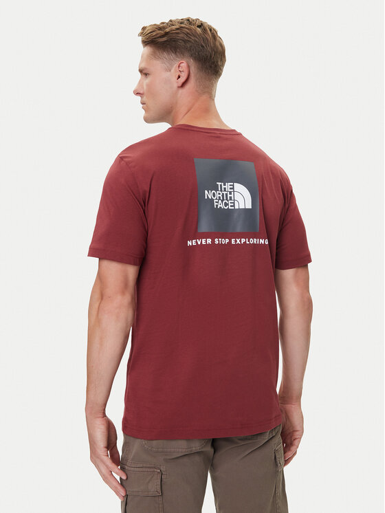 The North Face The North Face T-Shirt Redbox NF0A87NP Rot Regular Fit