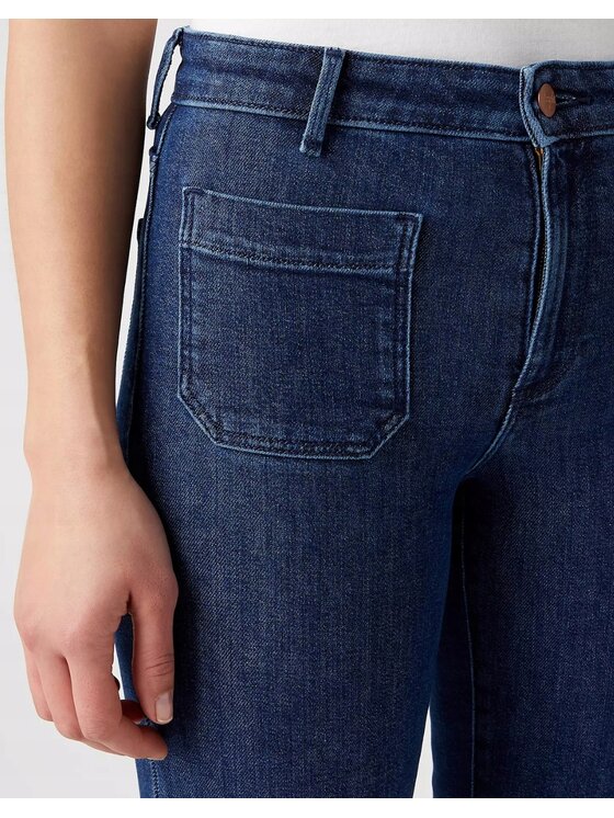 Wrangler Wrangler Jeansy Flare 623 Niebieski Flare Fit