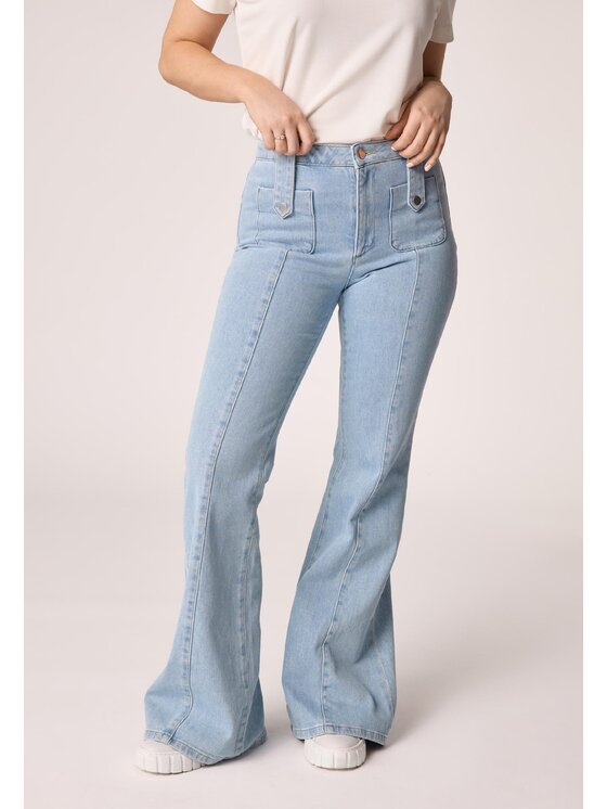 LAURELLA LAURELLA Jeansy 3TU008 Niebieski Regular Fit