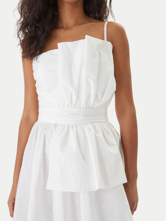 Fracomina Fracomina Abendkleid FQ26SD3010W83101 Weiß Regular Fit