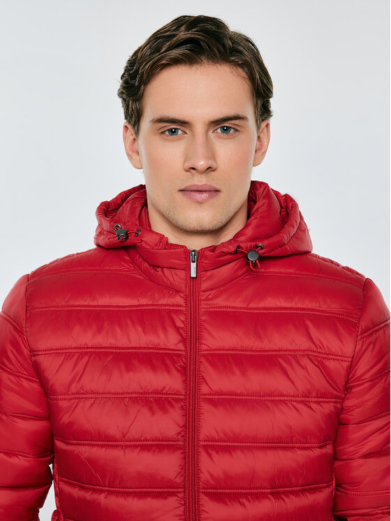 BIG STAR BIG STAR Kurtka zimowa ACARF Czerwony Basic Fit