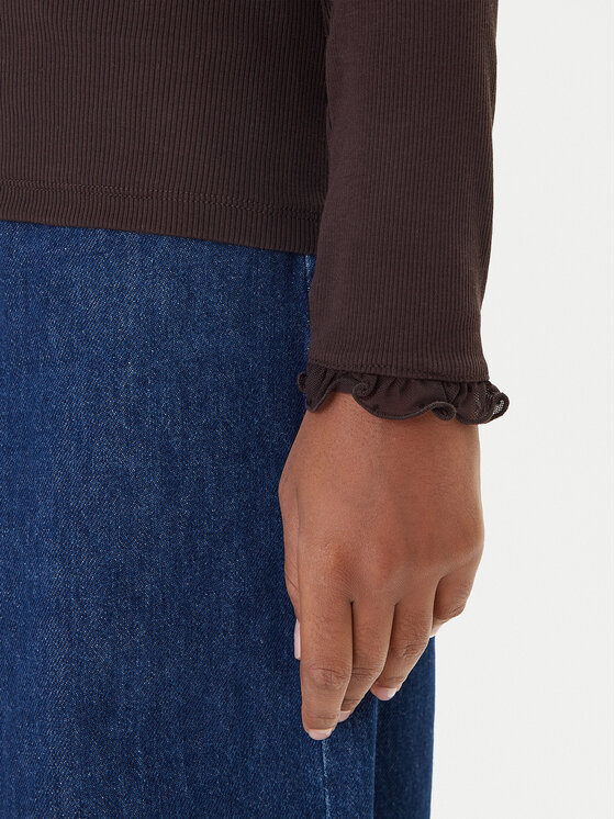 ONLY ONLY Särkpluus Leslie 15277888 Pruun Regular Fit