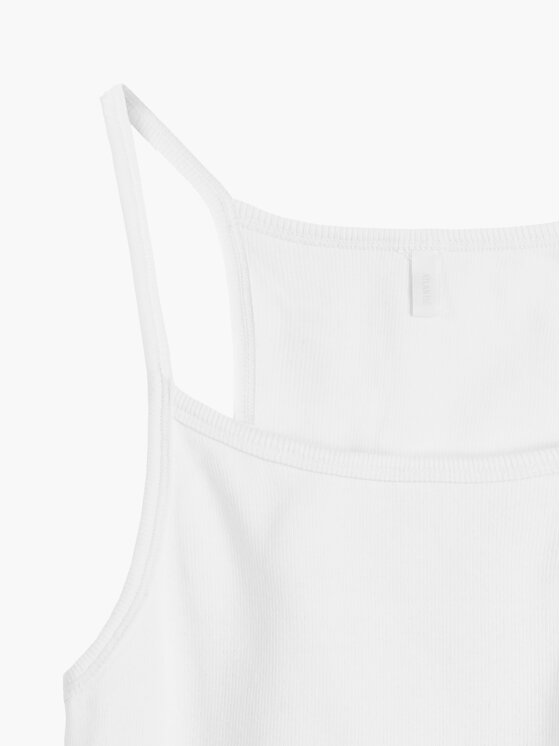 Atlantic Atlantic Top ribbed Biały Regular Fit