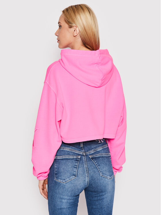 Calvin Klein Jeans Calvin Klein Jeans Majica dugih rukava J20J218993 Ružičasta Oversize