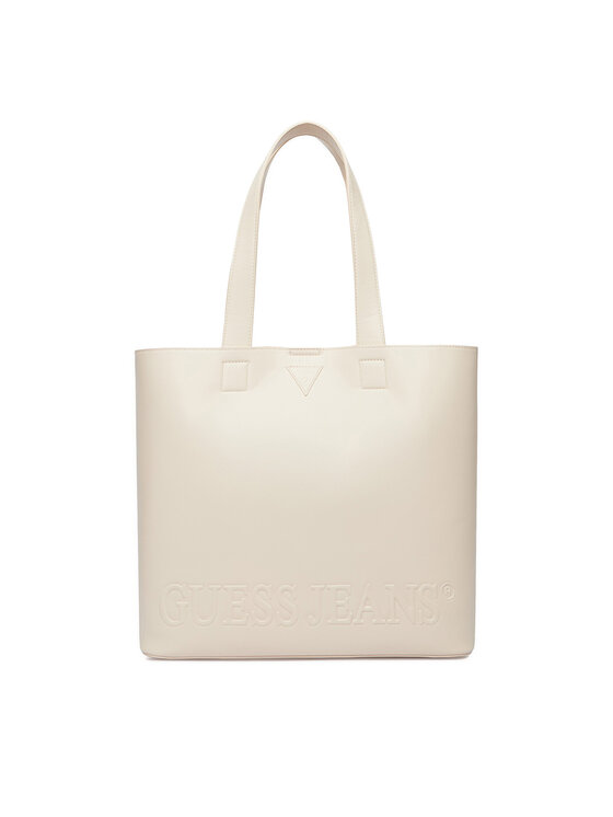 Guess Jeans Guess Jeans Geantă CWBEO-GUESS-B-010-09 Écru