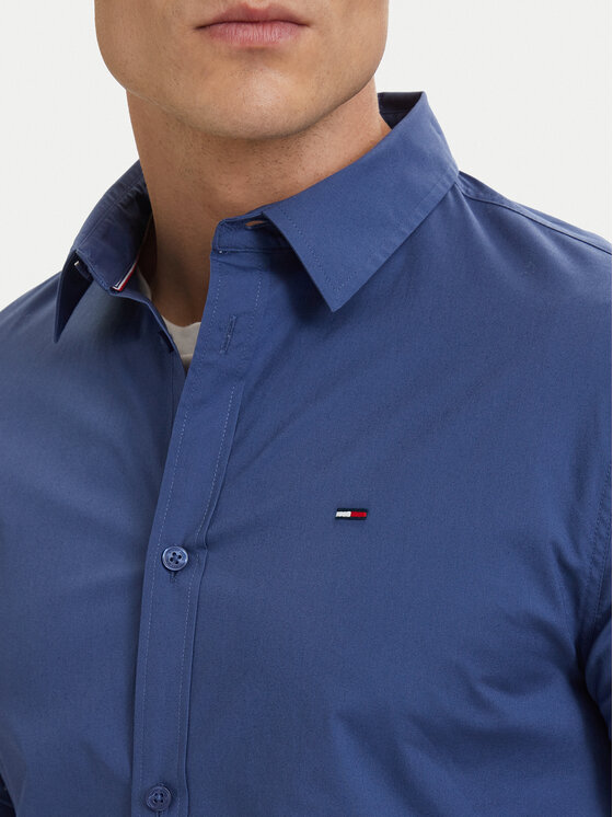 Tommy Jeans Tommy Jeans Srajca Original DM0DM04405 Modra Slim Fit