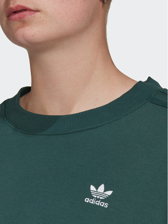 adidas adidas Džemperis Always Original Laced HK5056 Žalia Relaxed Fit