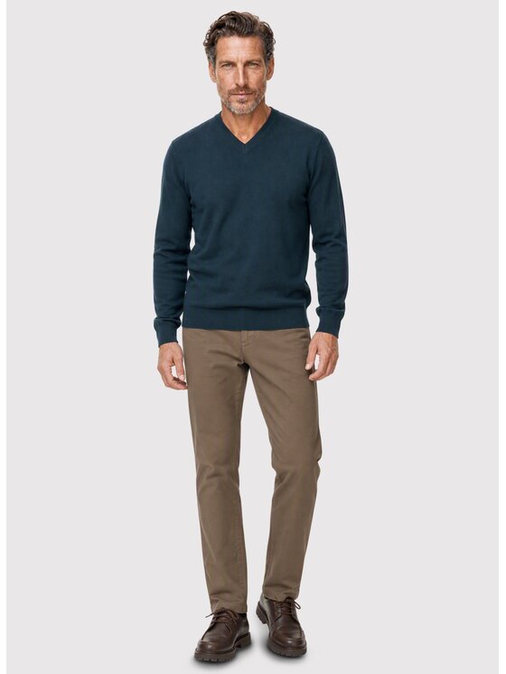 Pako Lorente Pako Lorente Sweter P26WN-2X-010 Zielony ciemny Straight Fit