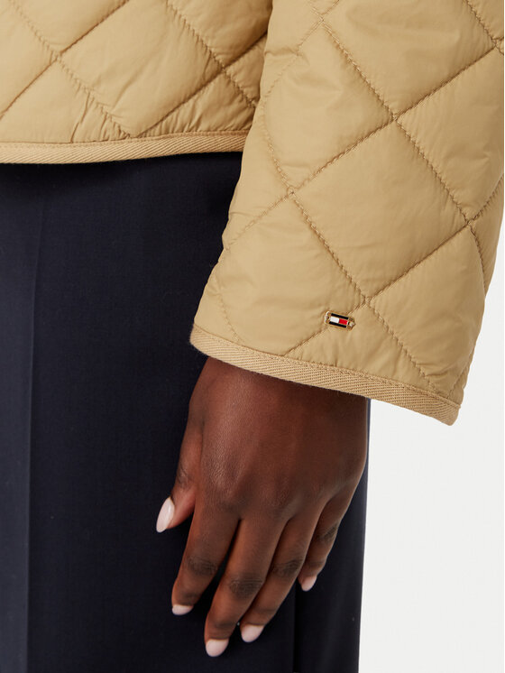 Tommy Hilfiger Tommy Hilfiger Μπουφάν μεταβατικό WW0WW50936 Μπεζ Slim Fit