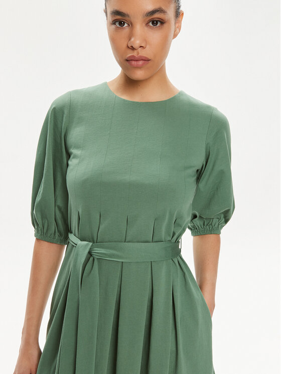 Weekend Max Mara Weekend Max Mara Sukienka codzienna Jumbo 2415621072 Zielony Regular Fit
