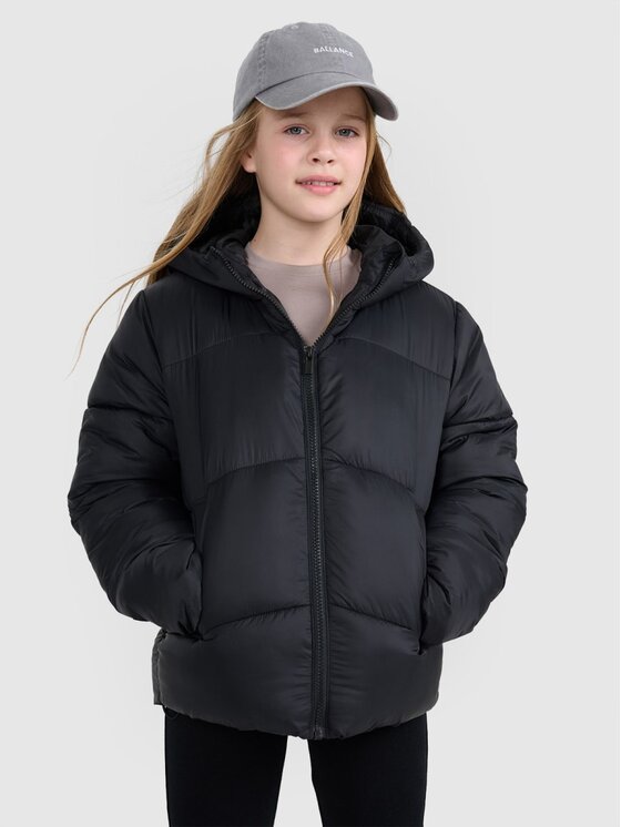 4F 4F Giubbotto piumino 4FJRAW25TDJAF0817-20S Nero Regular Fit