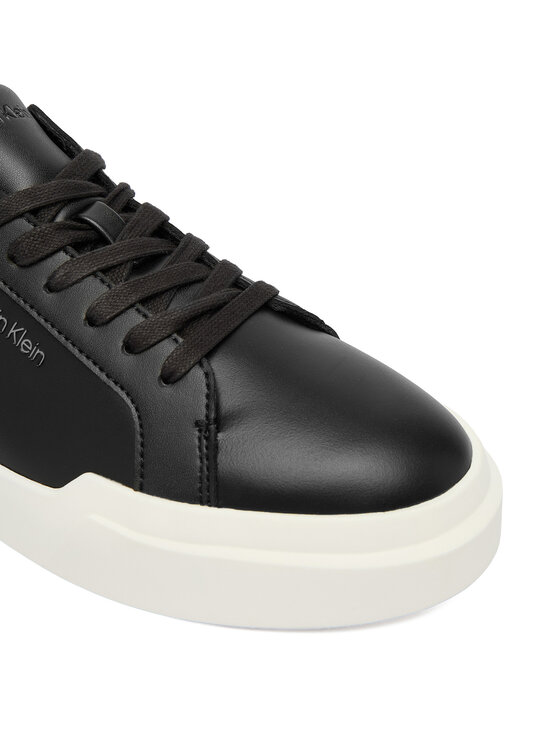 Calvin Klein Calvin Klein Sneakersy Chunky Cupsole Laceup Lth Bt Aop YW0YW02036 Czarny