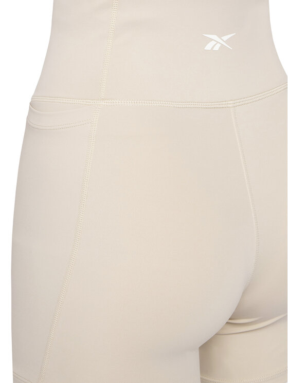 Reebok Reebok Biker shorts Reebok X Ewa Chodakowska RK25314CCW Beige Slim Fit