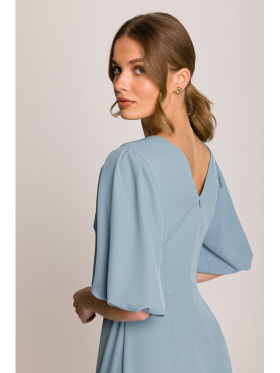 Stylove Stylove Večerní šaty S399 Modrá Premium Fit