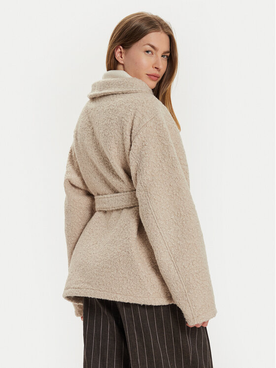 Gina Tricot Gina Tricot Wintermantel 24039 Beige Oversize