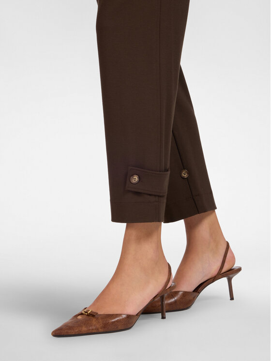 Elena Mirò Elena Mirò Spodnie materiałowe P804P000579N0H2 Brązowy Slim Fit