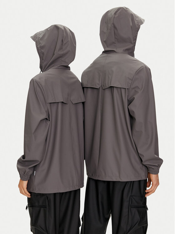 Rains Rains Geacă de ploaie Storm Breaker W3 18370 Gri Regular Fit