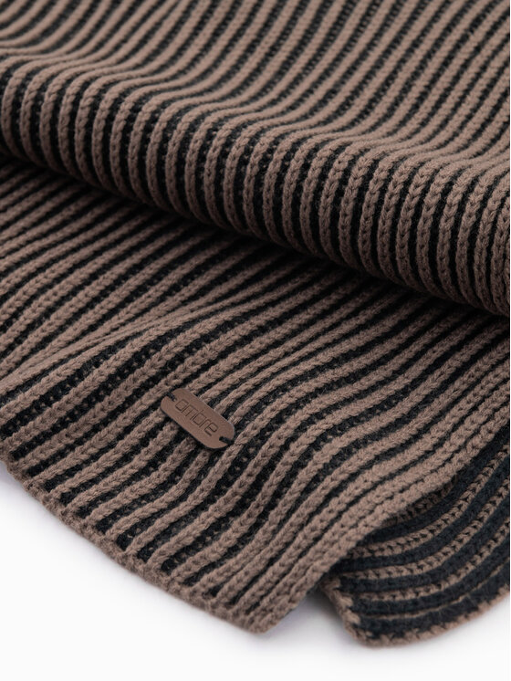 Ombre Ombre Szalik OM-ACSF-0114 Brązowy