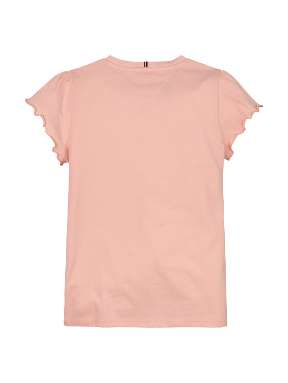 Tommy Hilfiger Tommy Hilfiger Тишърт Essential KG0KG07052 D Розов Regular Fit