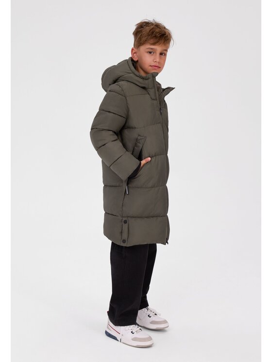 minoti minoti Kurtka zimowa 33COAT510D Khaki Longline Fit