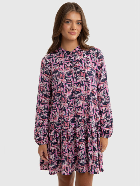 BIG STAR BIG STAR Sukienka codzienna POLUNA Kolorowy Tapered Fit