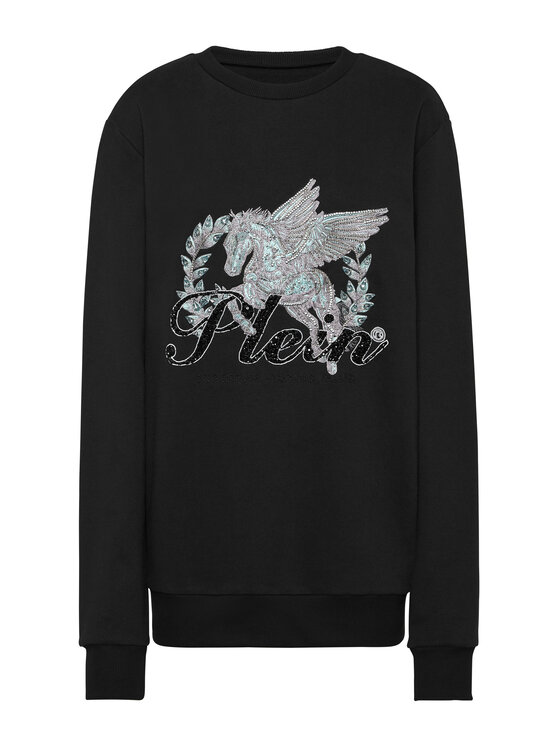 PHILIPP PLEIN PHILIPP PLEIN Bluza 23427 Czarny Regular Fit