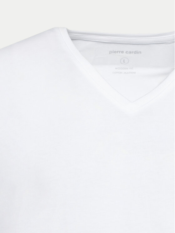 Pierre Cardin Pierre Cardin 2er-Set T-Shirts 29991.000.9000 Weiß Modern Fit