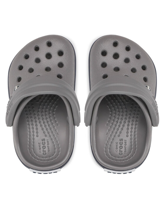 Crocs Pantoletten Crocband Clog T 207005 Grau Modivo