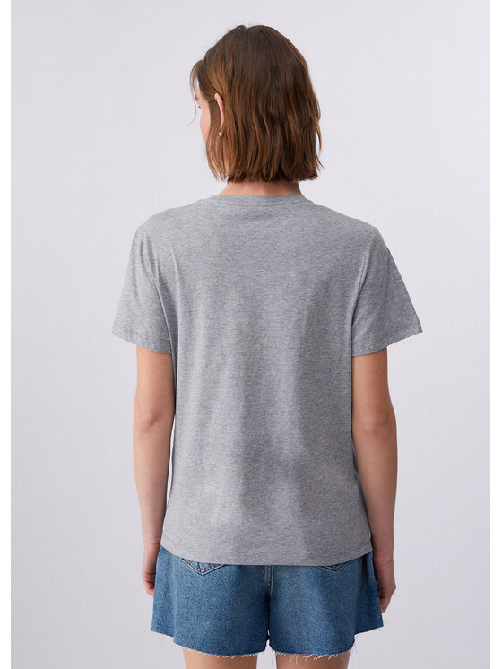 Liu Jo Liu Jo T-shirt WA6491JS923P9526 Grigio Regular Fit