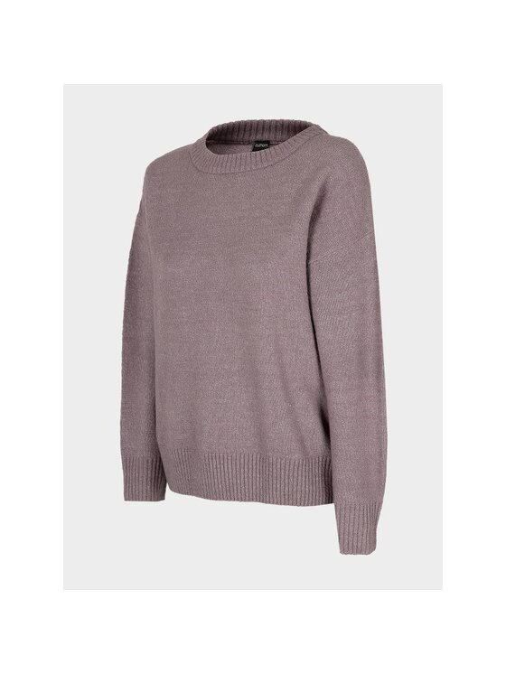 Outhorn Outhorn Sveter OTHAW22TSWEF003-51S Fialová Oversize