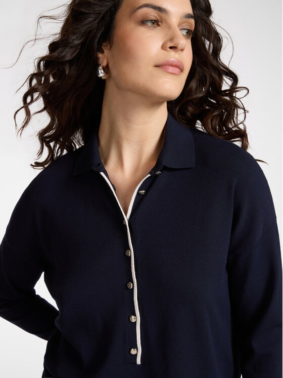 Elena Mirò Elena Mirò T-shirt M607Z000749N0A3 Blu Regular Fit