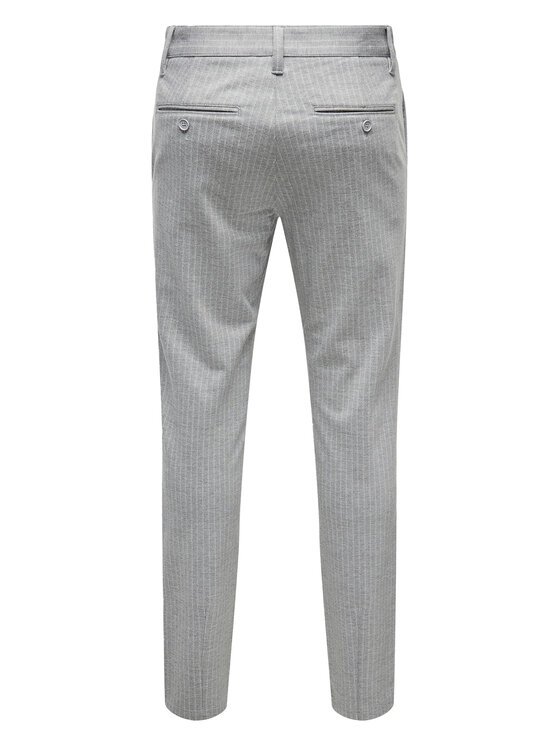 Only & Sons Only & Sons Chinosy Mark 22013727 Szary Slim Fit