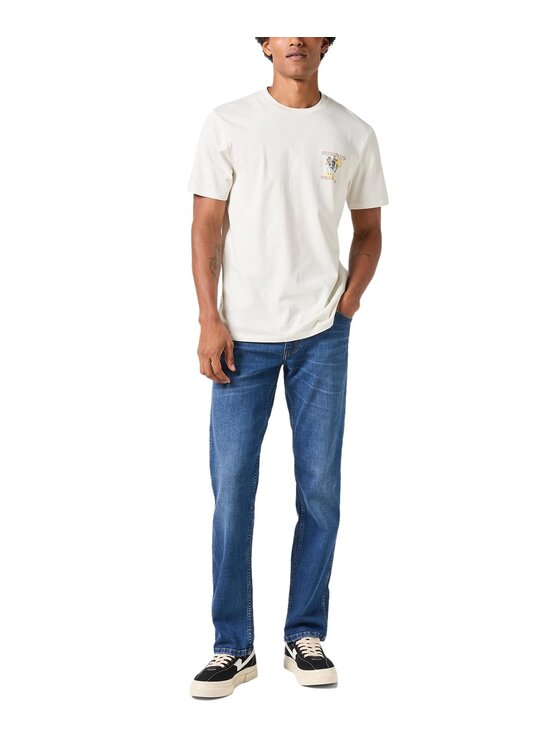 Wrangler Wrangler T-Shirt 112350446 Biały Regular Fit