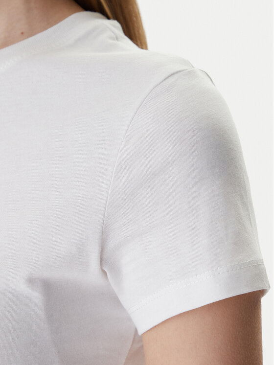 Tommy Jeans Tommy Jeans Póló DW0DW22273 Fehér Slim Fit