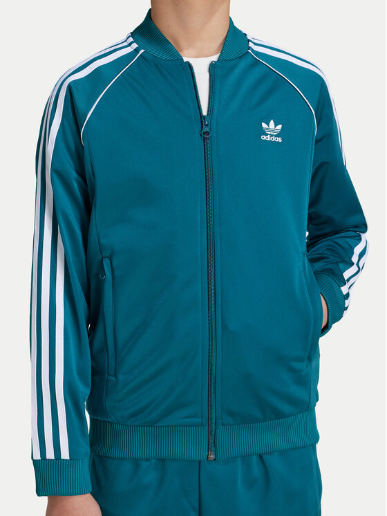 adidas adidas Bluza adicolor SST IY7452 Turkusowy Regular Fit