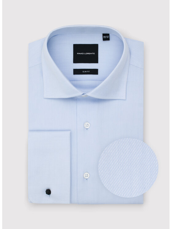 Pako Lorente Pako Lorente Koszula P26SF-1X-048 Niebieski Slim Fit