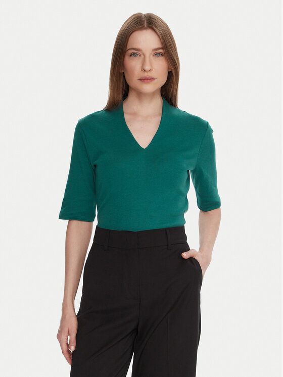 United Colors Of Benetton United Colors Of Benetton Halenka 3GA2D400U Modrá Slim Fit