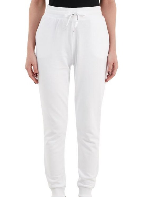 Armani Exchange Armani Exchange Teplákové kalhoty 3KYP71 YJ2HZ Bílá Regular Fit