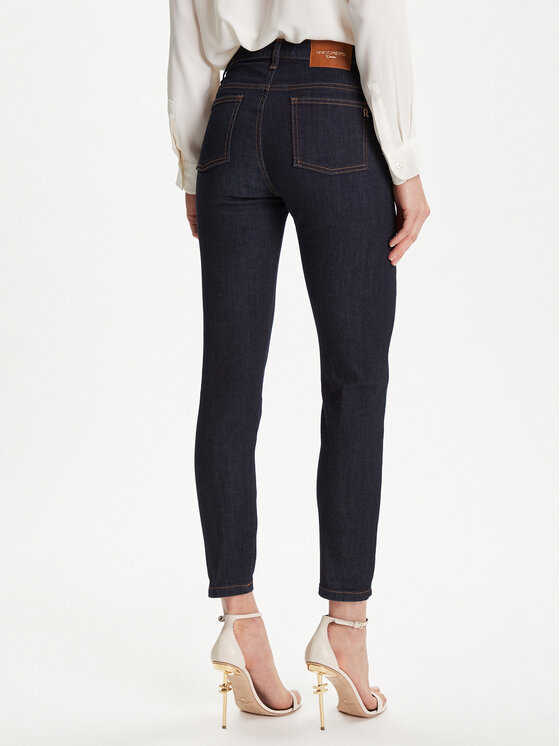 Rinascimento Rinascimento Jeansy CFC0126160003 Granatowy Skinny Fit