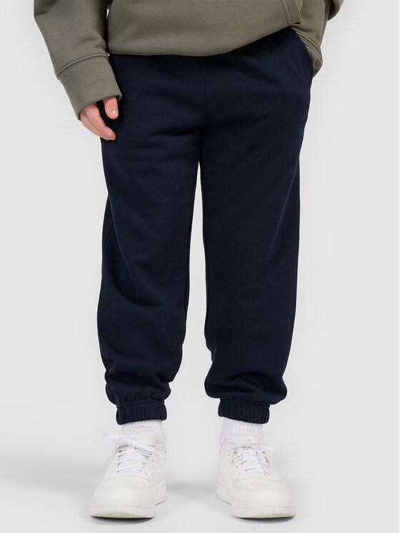 4F 4F Spodnie dresowe BASIC+ Granatowy Oversize