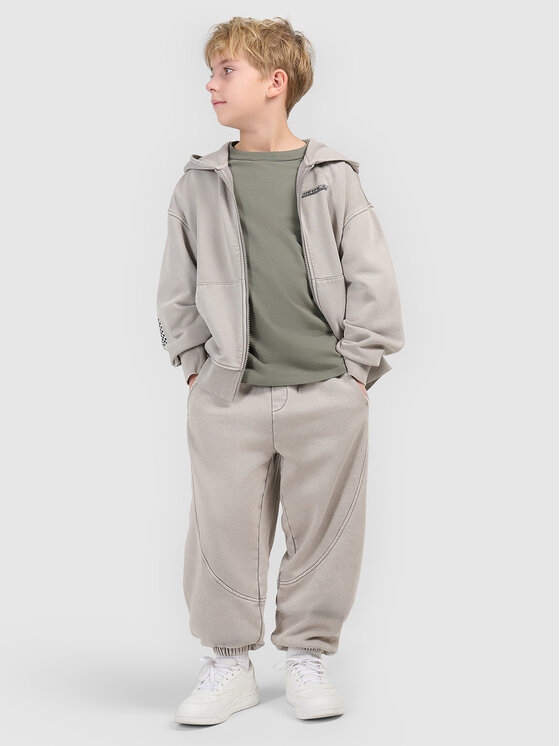 4F 4F Bluza ESPORTS RACING Szary Loose Fit