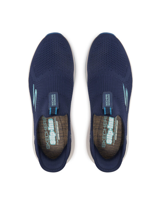 Skechers Skechers Sneakersy Skechers Slip-ins: Max Cushioning Elite 2.0 129611 Niebieski
