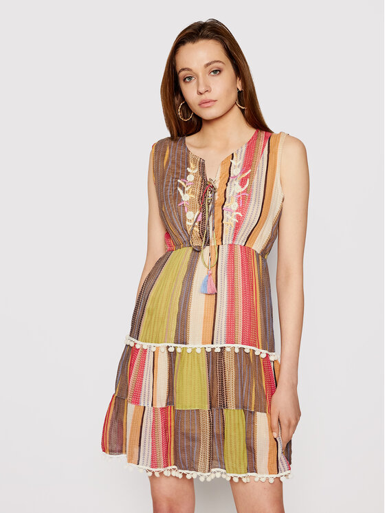 Vestito estivo Linda IC21 054 Multicolore Regular