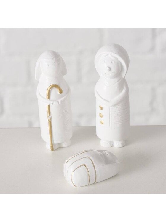 MIAhome MIAhome Figurka Szopka mini PRESEPE Biały