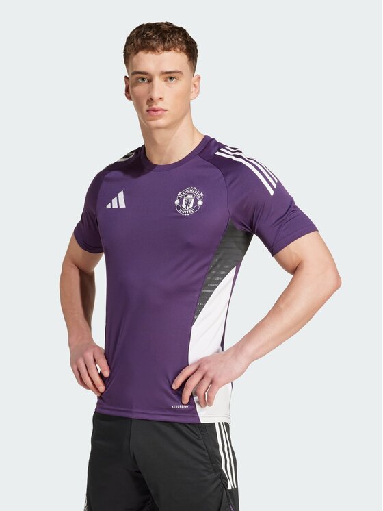 adidas adidas Koszulka techniczna 155997 Fioletowy Slim Fit