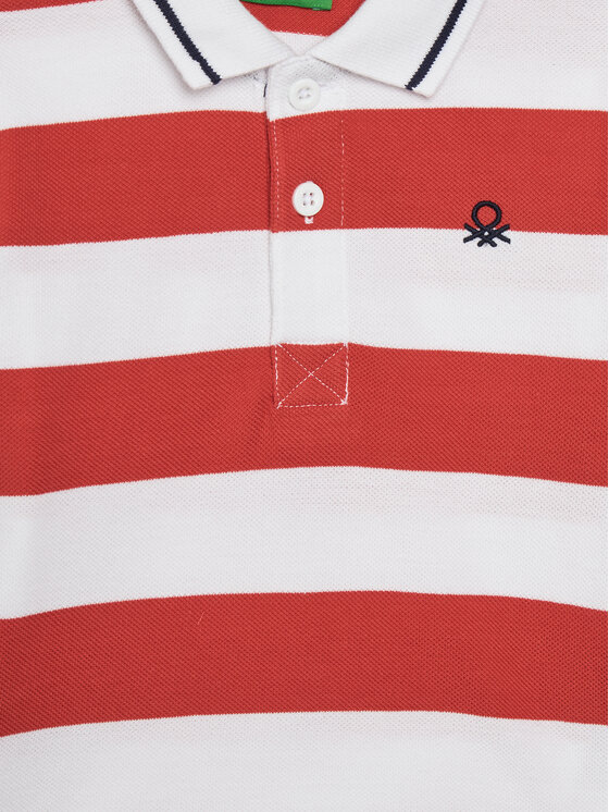 United Colors Of Benetton United Colors Of Benetton Tricou polo 39QAG300V Roșu Regular Fit