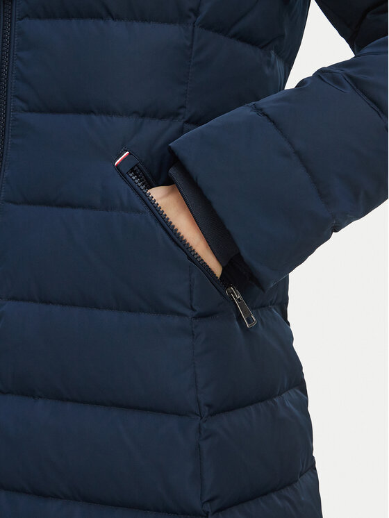 Tommy Hilfiger Tommy Hilfiger Daunenjacke WW0WW51111 Dunkelblau Regular Fit